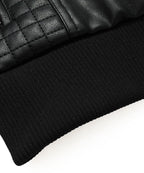 Removable Hood PU Leather Bomber Jacket for Men | Casual Wear