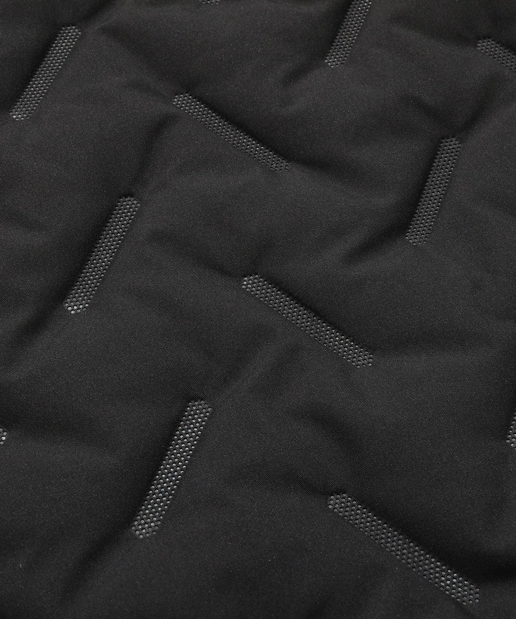 High Collar Longline Quilted Vest for Men | Cold Weather Layering