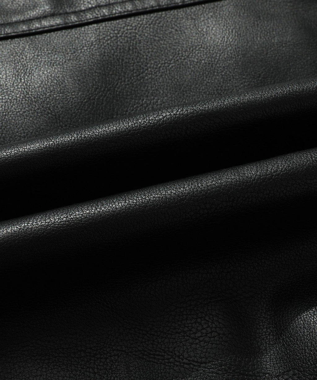 Removable Hood PU Leather Bomber Jacket for Men | Casual Wear