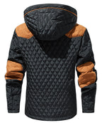 Sherpa Lined Hooded Quilted Winter Jacket for Men | Outdoor Wear