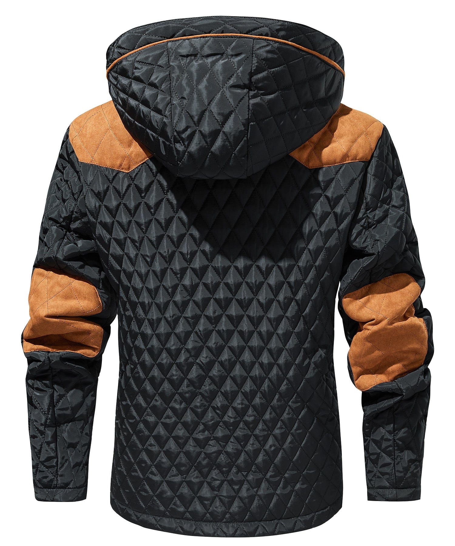 Sherpa Lined Hooded Quilted Winter Jacket for Men | Outdoor Wear