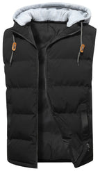Attached Hood Quilted Puffer Vest for Men | Everyday Layering