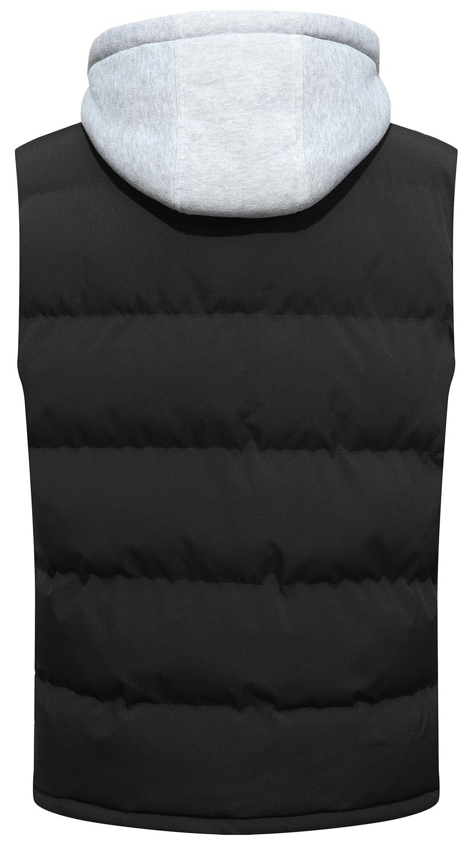Attached Hood Quilted Puffer Vest for Men | Everyday Layering