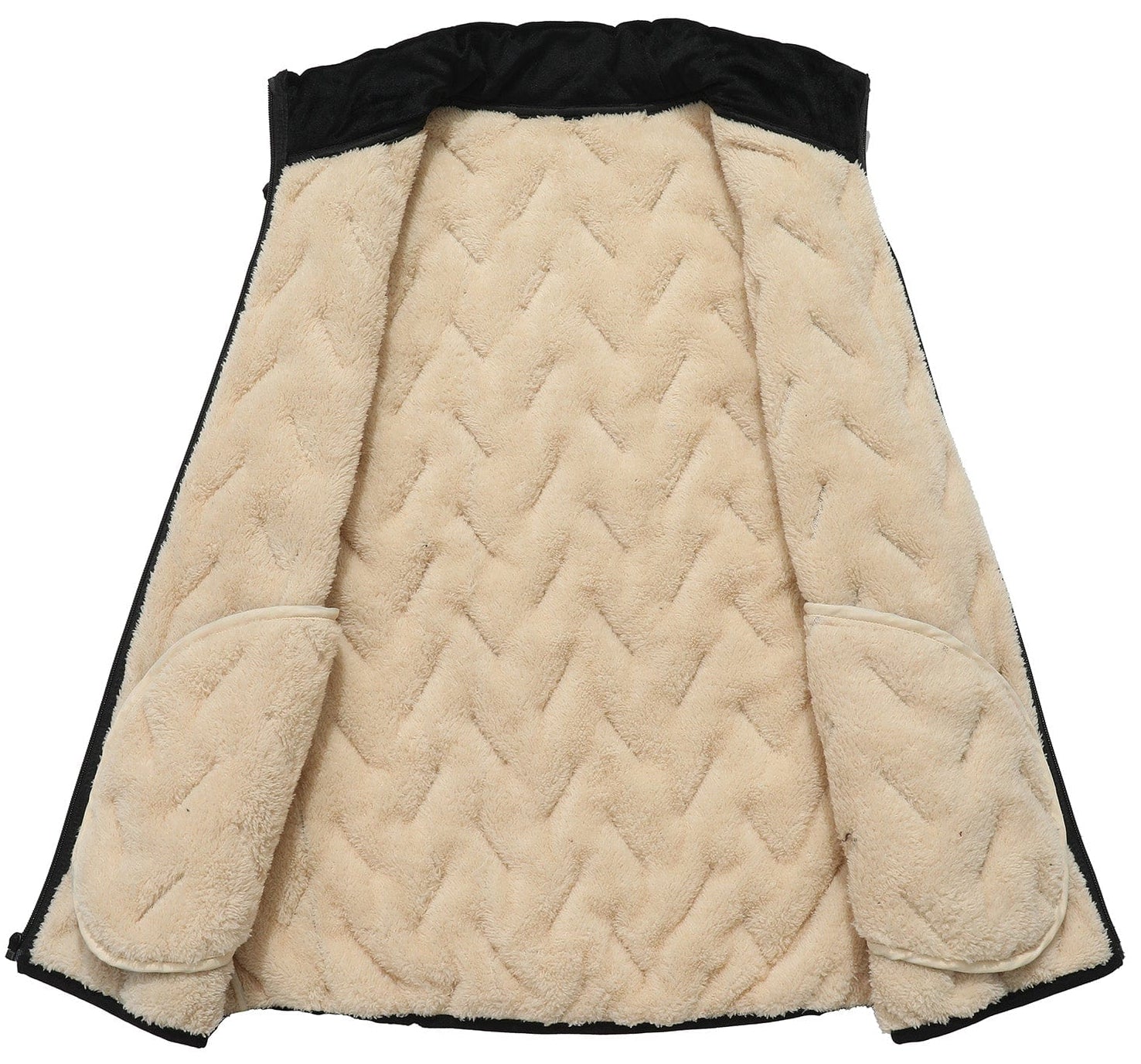 High Collar Longline Quilted Vest for Men | Cold Weather Layering