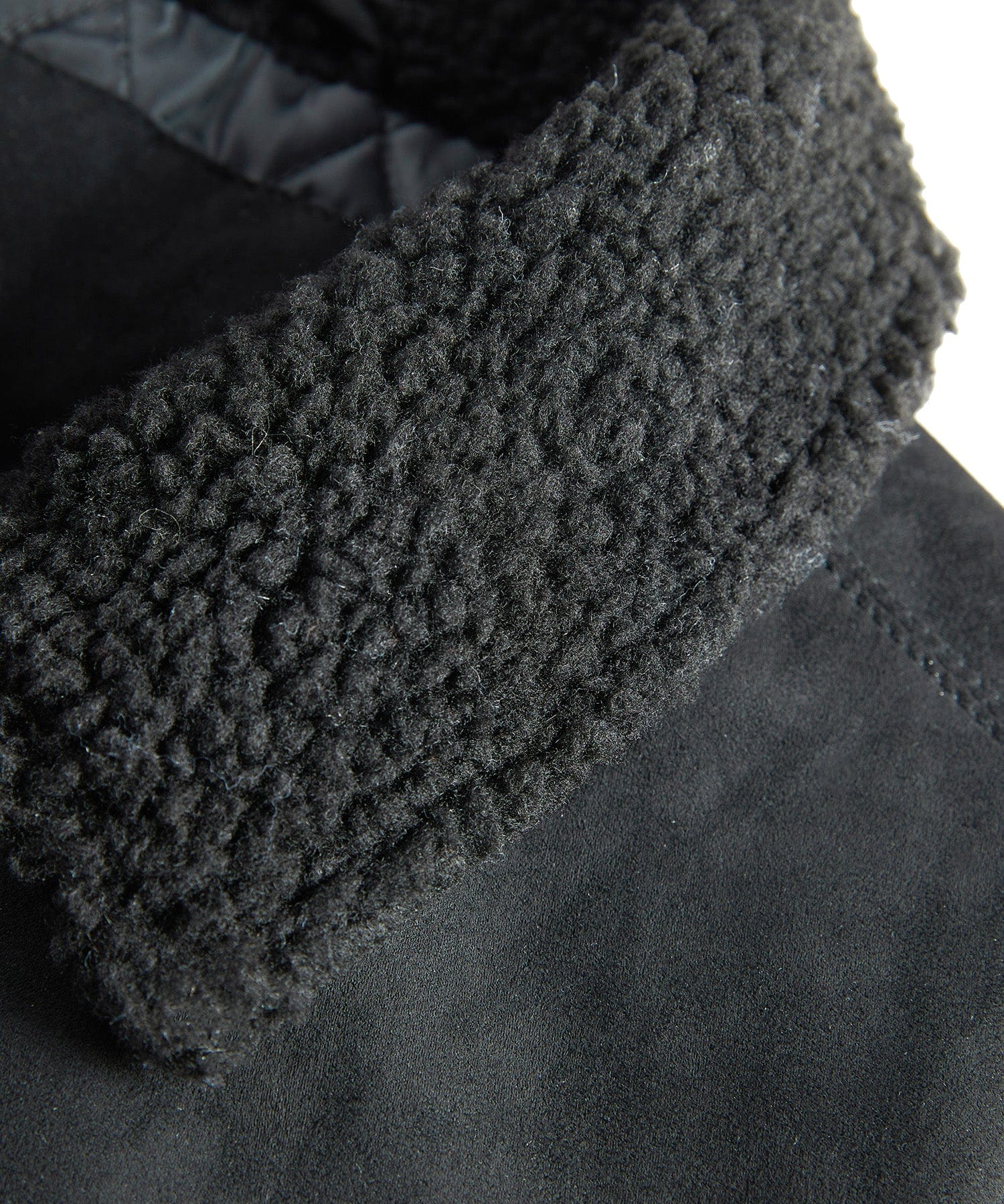 Sherpa Collar Quilted Insulated Bomber Jacket for Men | Winter Outerwear