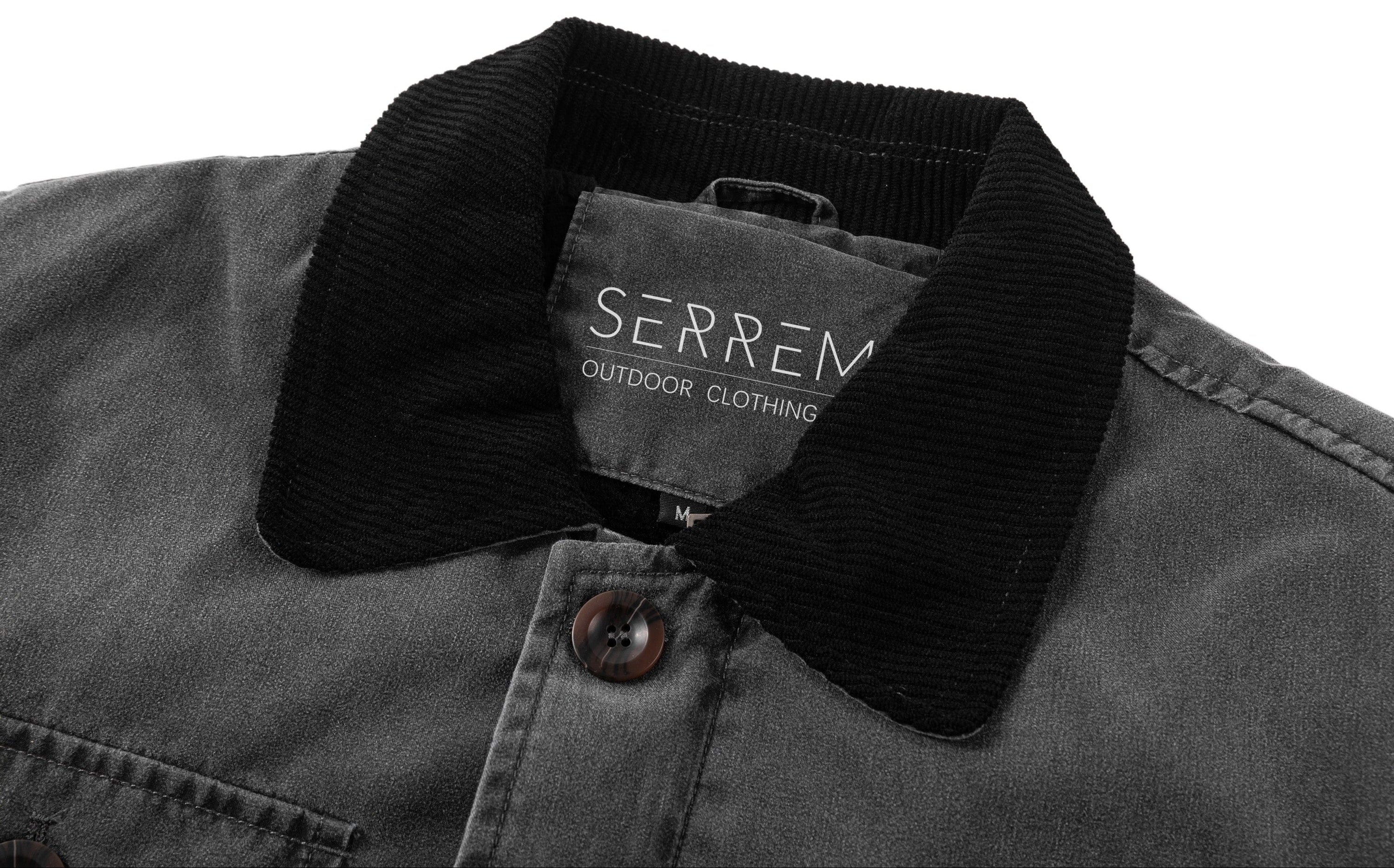 Corduroy Collar Multi Pocket Canvas Utility Jacket for Men | Casual Wear
