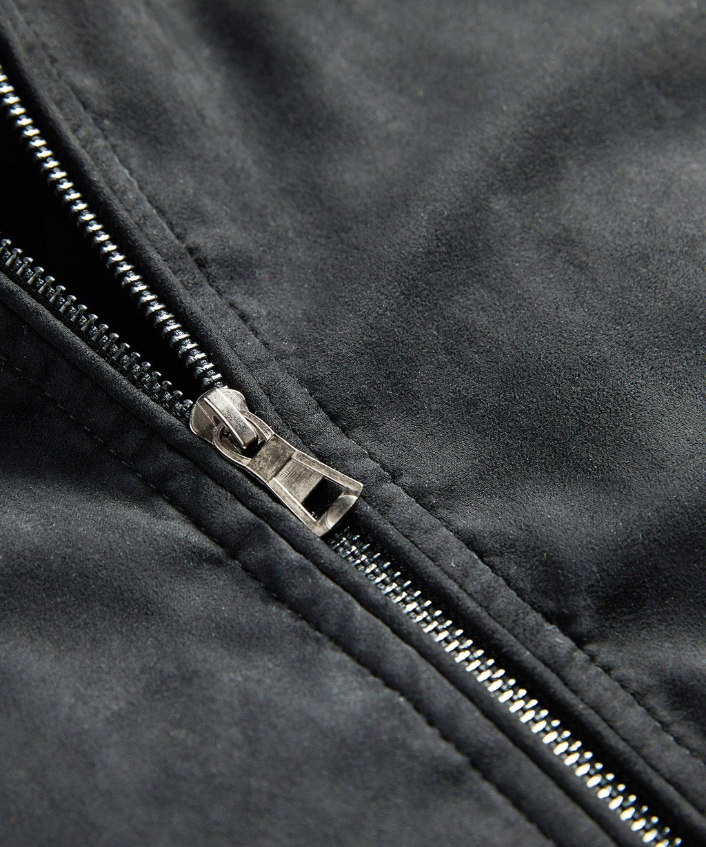 Sherpa Collar Quilted Insulated Bomber Jacket for Men | Winter Outerwear