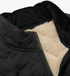 High Collar Longline Quilted Vest for Men | Cold Weather Layering