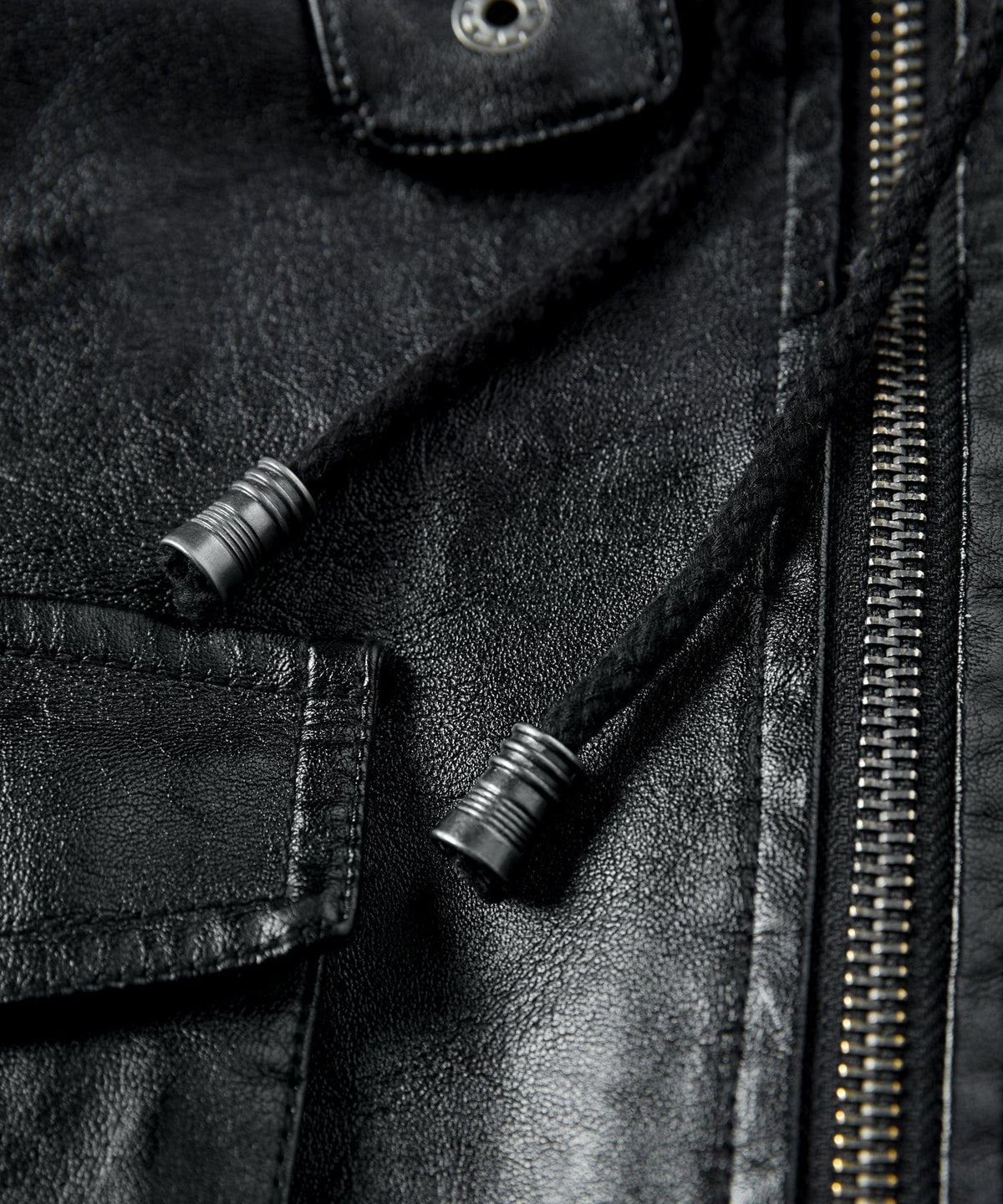 Removable Hood Quilted Lined PU Leather Jacket for Men | Casual Wear