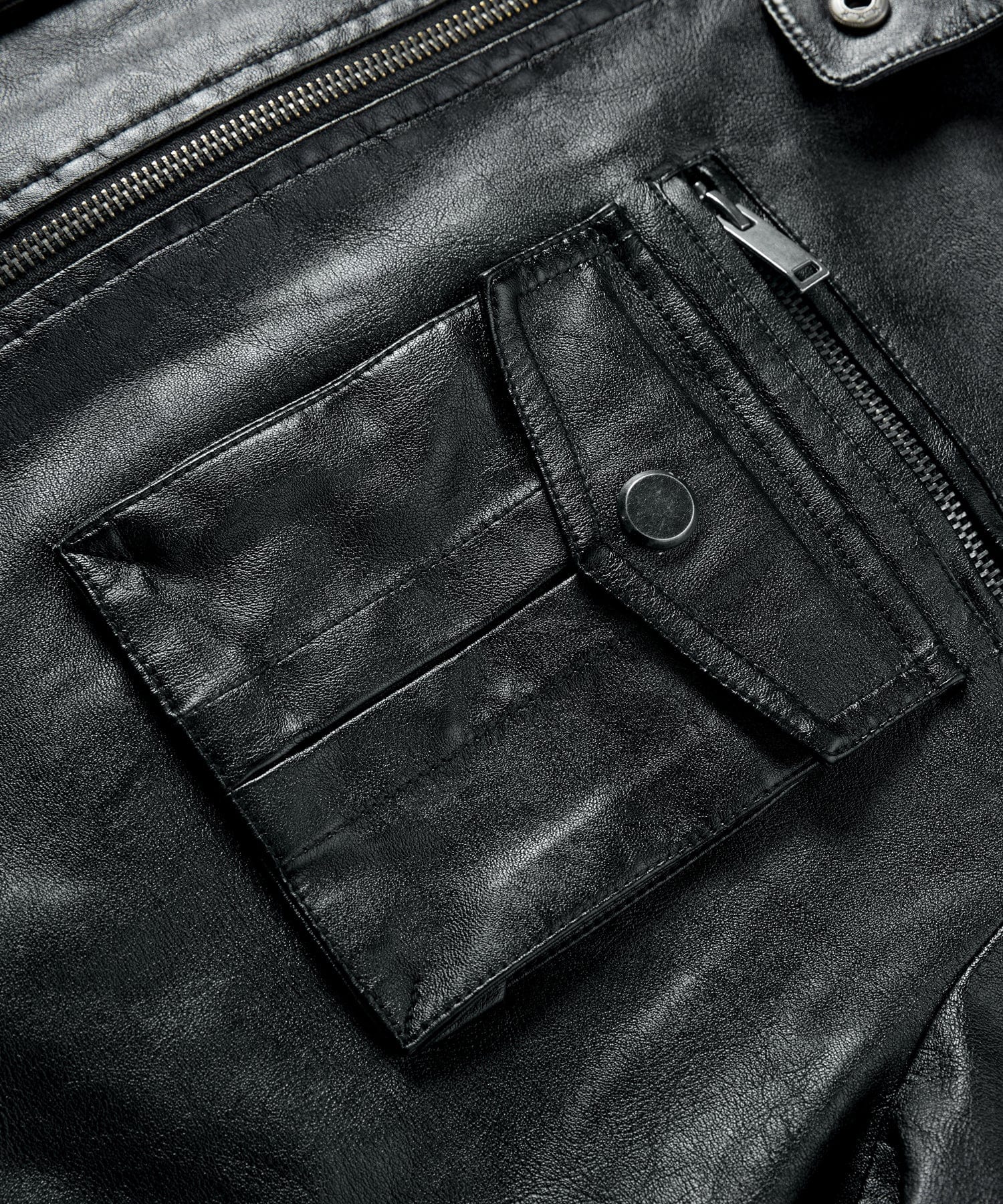 Removable Hood Quilted Lined PU Leather Jacket for Men | Casual Wear