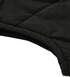 Hooded Longline Quilted Vest with Zip Pockets for Men | Urban Layering