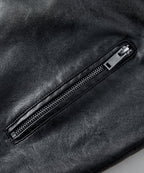 Removable Hood Quilted Lined PU Leather Jacket for Men | Casual Wear