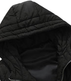 Hooded Longline Quilted Vest with Zip Pockets for Men | Urban Layering