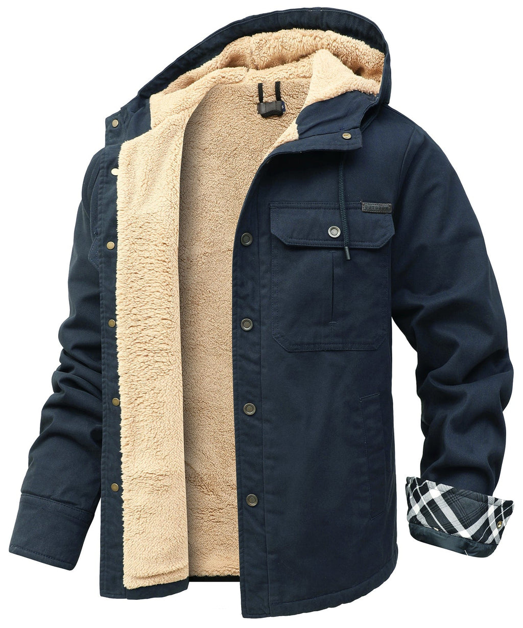 Fleece Lined Work Jacket for Men | Cold Weather