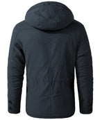 Heavyweight Fleece Lined Hooded Work Jacket for Men | Cold Weather