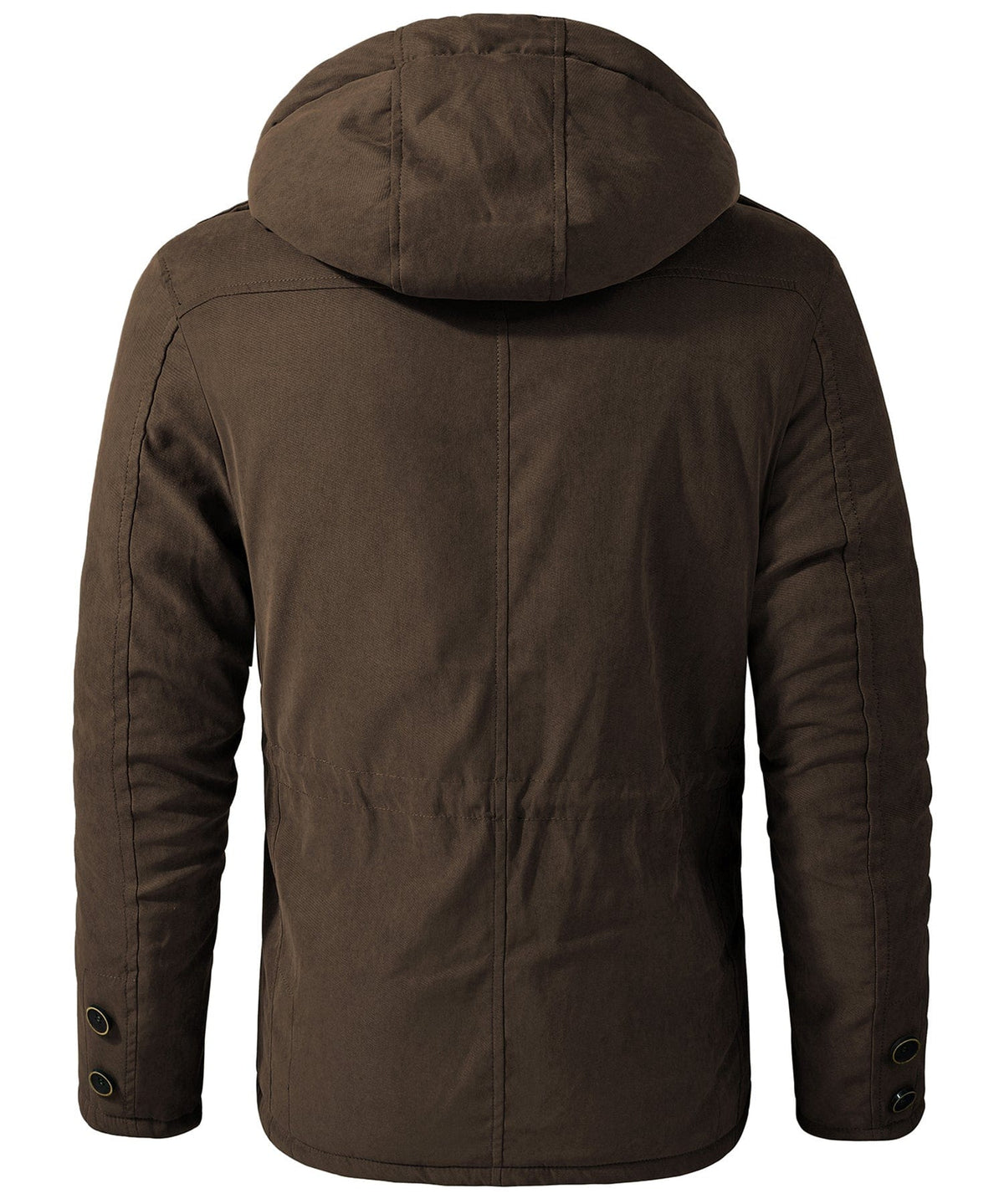 Heavyweight Fleece Lined Hooded Work Jacket for Men | Cold Weather