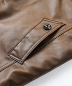 PU Leather Winter Coat for Men | Cold Weather Outerwear