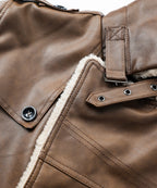 PU Leather Winter Coat for Men | Cold Weather Outerwear
