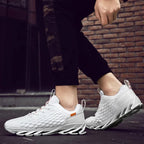 Breathable Mesh Blade Sole Running Shoes for Men | Sports and Casual Wear