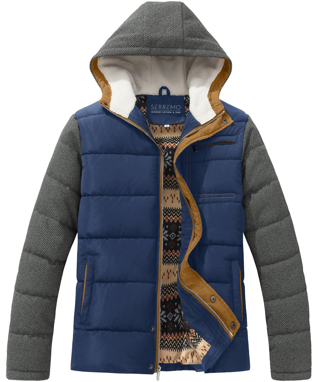 Padded Jacket with Soft Inner Lining for Men | Cold Weather