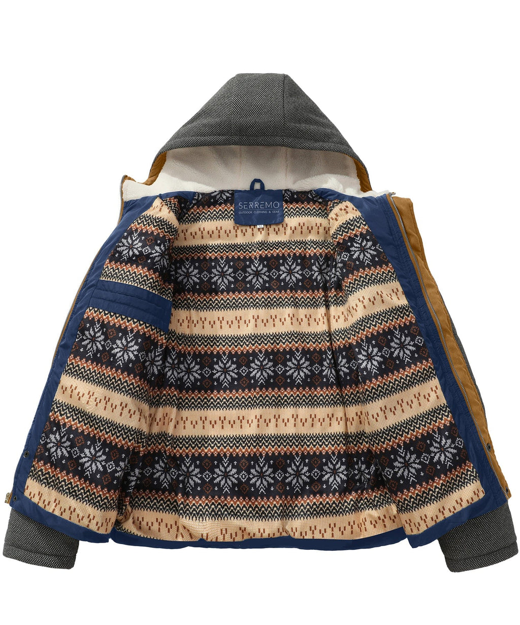 Padded Jacket with Soft Inner Lining for Men | Cold Weather