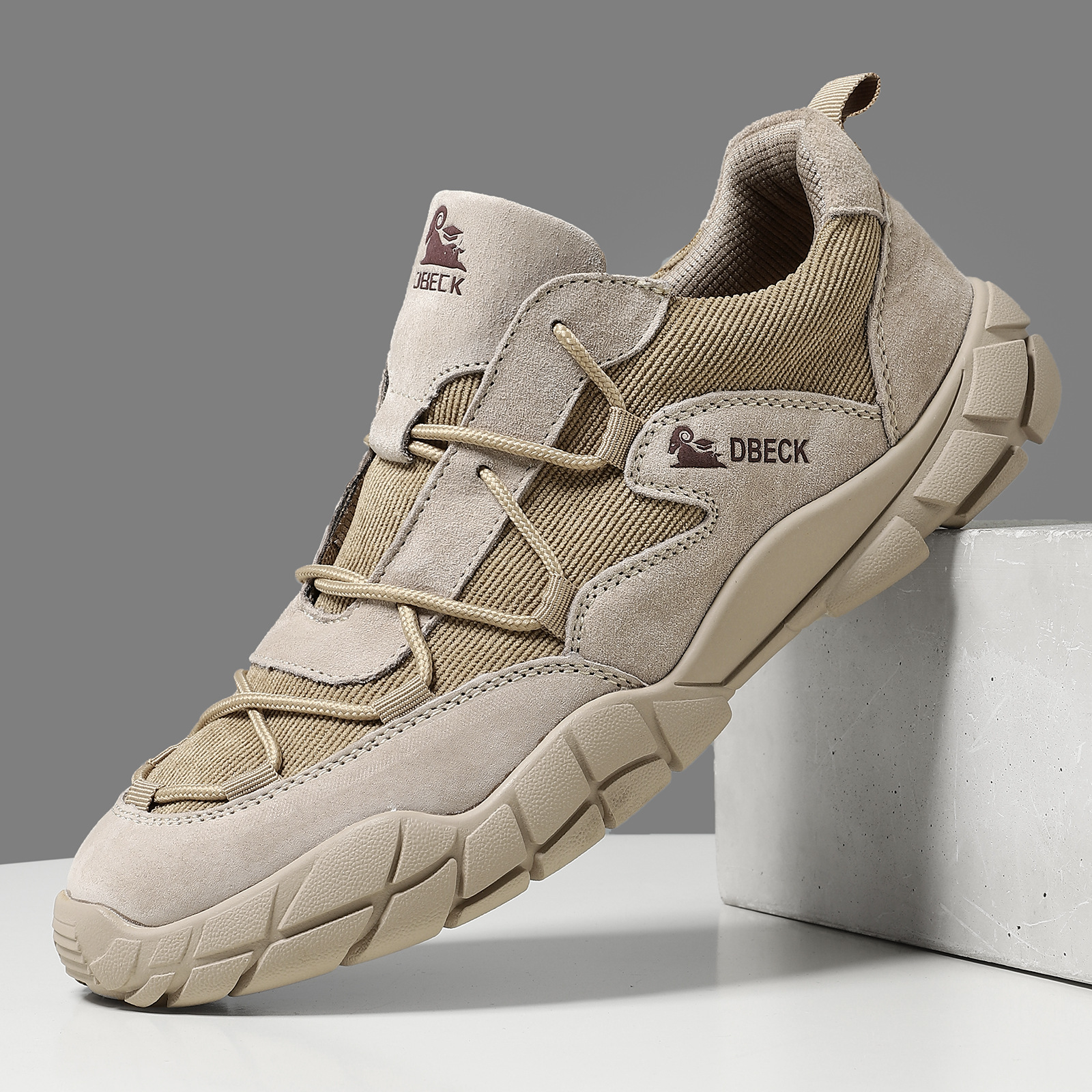 Suede and Mesh Trail Sneakers for Men | Outdoor and Urban Wear