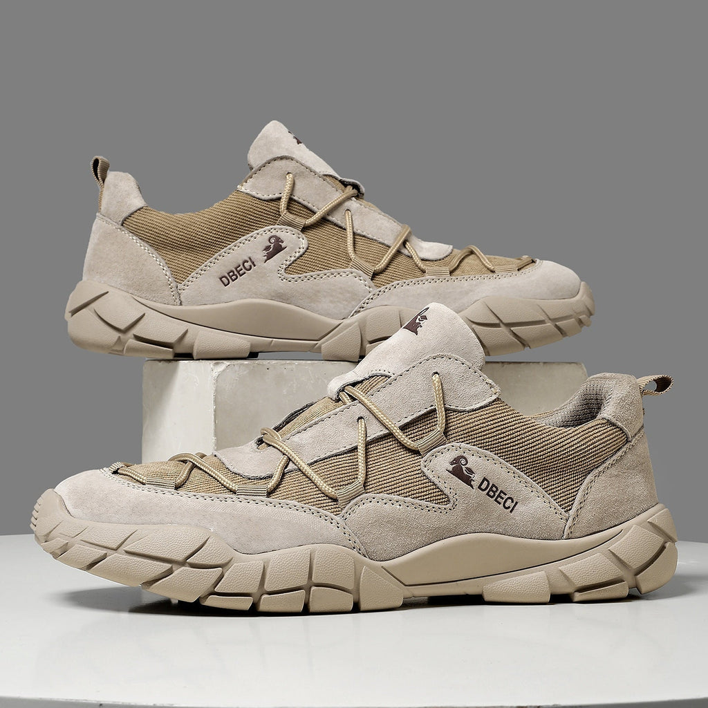 Suede and Mesh Trail Sneakers for Men | Outdoor and Urban Wear