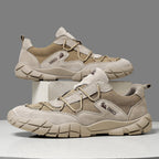 Suede and Mesh Trail Sneakers for Men | Outdoor and Urban Wear