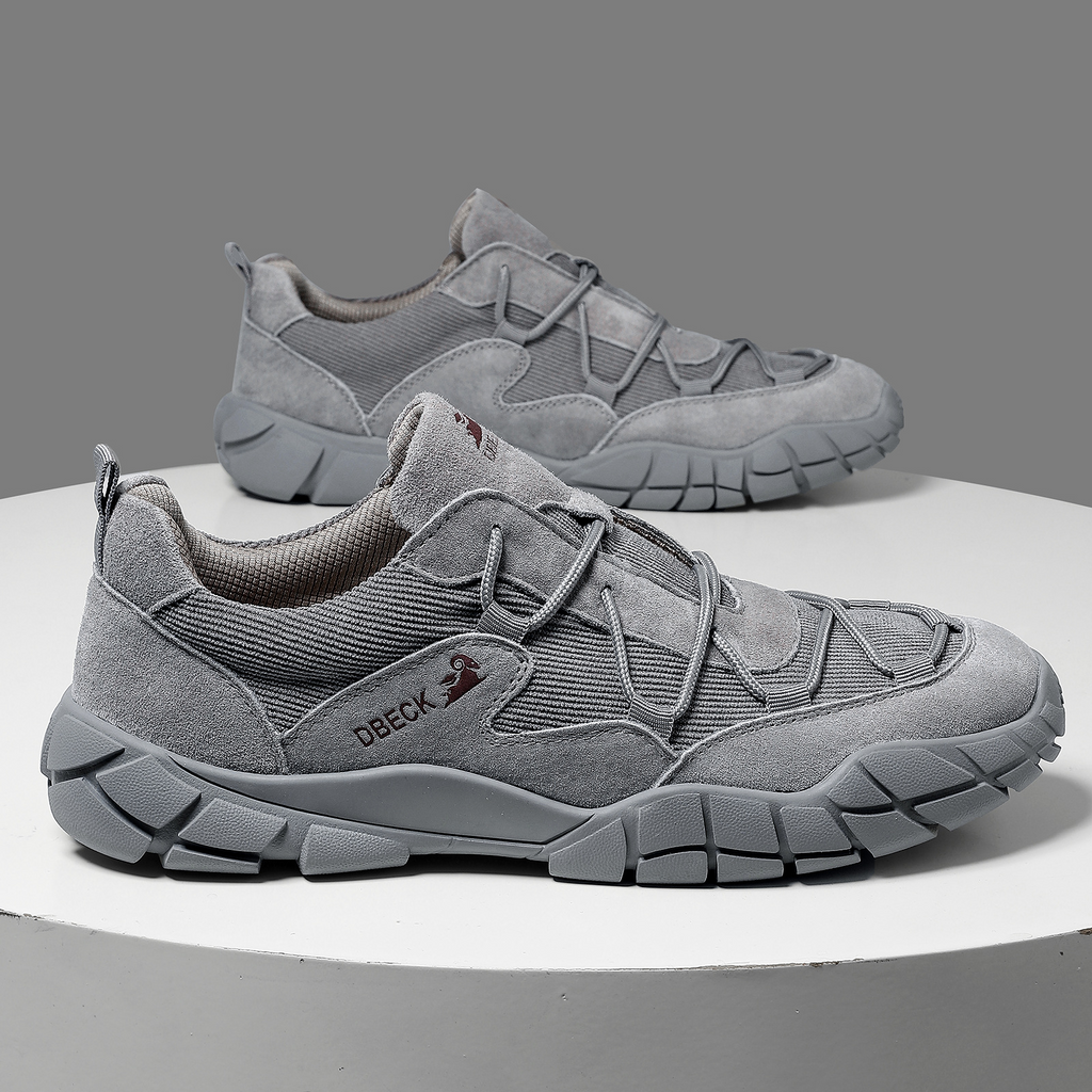 Suede and Mesh Trail Sneakers for Men | Outdoor and Urban Wear