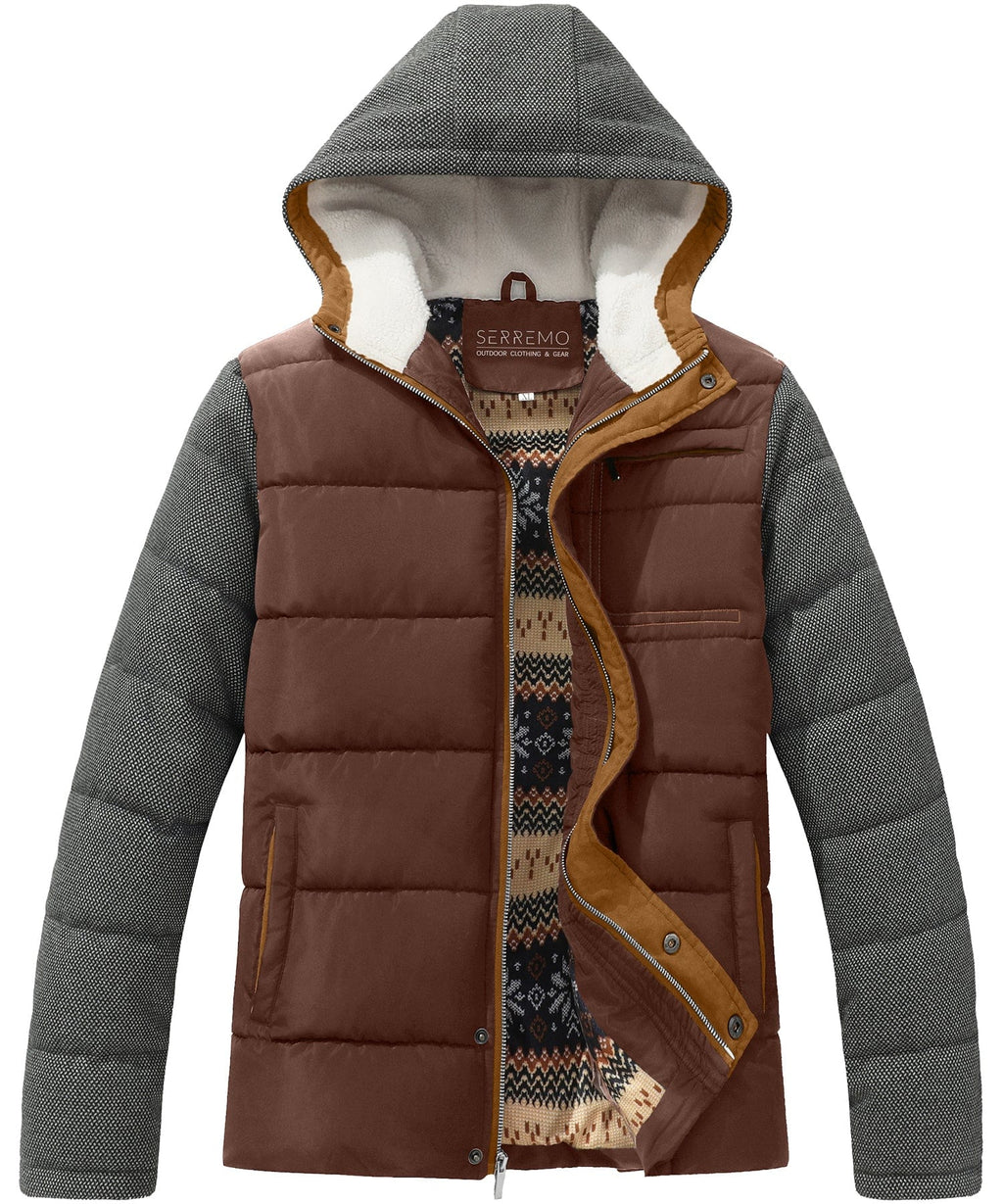 Padded Jacket with Soft Inner Lining for Men | Cold Weather