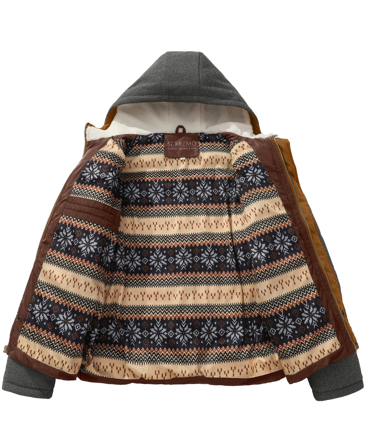 Padded Jacket with Soft Inner Lining for Men | Cold Weather