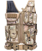 Adjustable Strap Multi Pocket Tactical Vest for Men | Outdoor Use