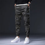 Geometric Camo Cargo Joggers for Men | Streetwear and Outdoor Use