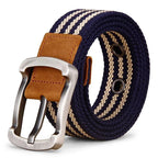 Canvas Waist Belt with Pin Buckle