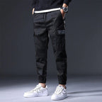 Geometric Camo Cargo Joggers for Men | Streetwear and Outdoor Use