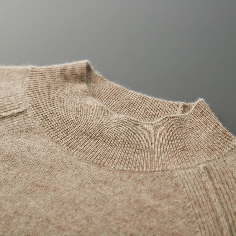 Himalayan Cashmere Crewneck Sweater for Men | Business and Casual Wear