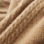 Cable Knit Cashmere Turtleneck Sweater for Men | Winter Layering