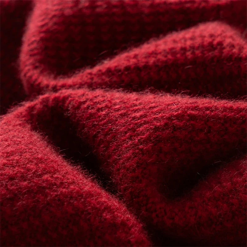 Pure Cashmere Ribbed Zip Up Cardigan for Men | Winter Layering