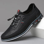 Cushioned Lace Up Business Casual Shoes for Men | Office and Daily Wear