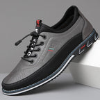 Cushioned Lace Up Business Casual Shoes for Men | Office and Daily Wear