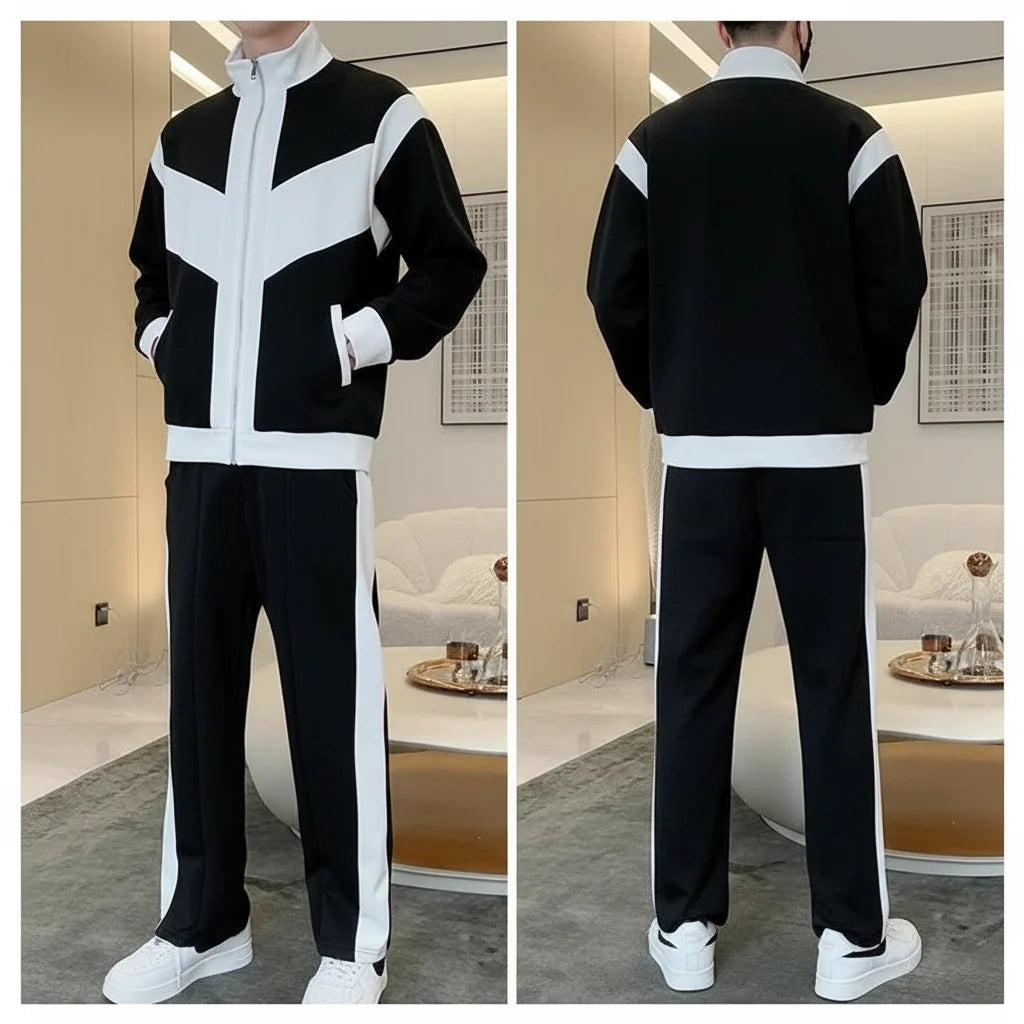 Sweatshirt and Jogger Sports Set for Men | Running and Casual Wear