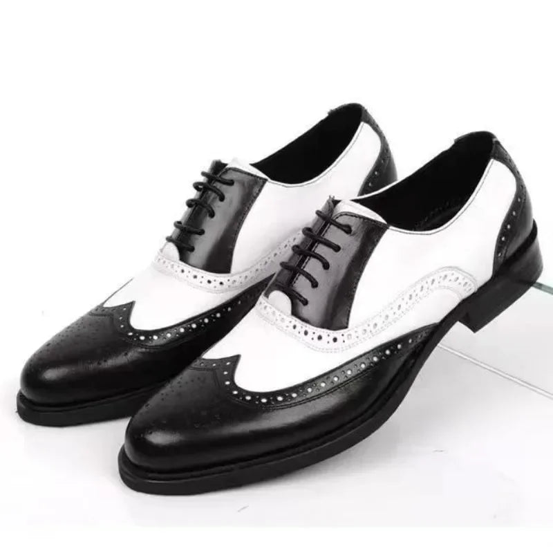 Two Tone Brogue Oxford Shoes for Men | Weddings and Formal Occasions