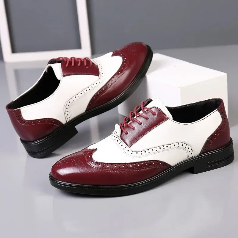 Two Tone Brogue Oxford Shoes for Men | Weddings and Formal Occasions
