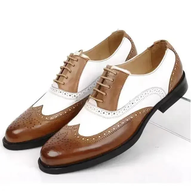 Two Tone Brogue Oxford Shoes for Men | Weddings and Formal Occasions