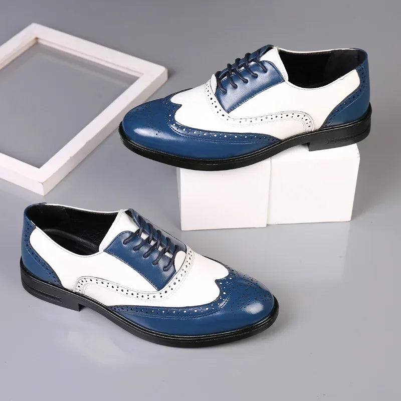 Two Tone Brogue Oxford Shoes for Men | Weddings and Formal Occasions