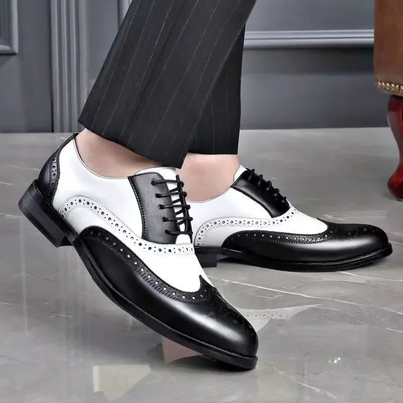Two Tone Brogue Oxford Shoes for Men | Weddings and Formal Occasions
