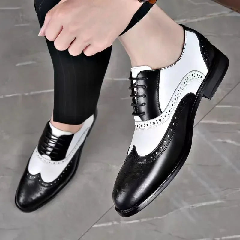 Two Tone Brogue Oxford Shoes for Men | Weddings and Formal Occasions