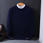Cashmere Crew Neck Sweater for Men | Smart Casual Wear