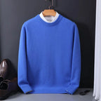 Cashmere Crew Neck Sweater for Men | Smart Casual Wear