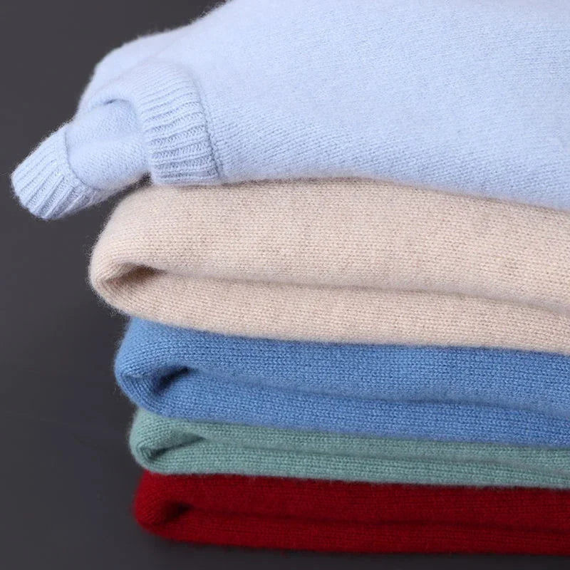 Cashmere Crew Neck Sweater for Men | Smart Casual Wear
